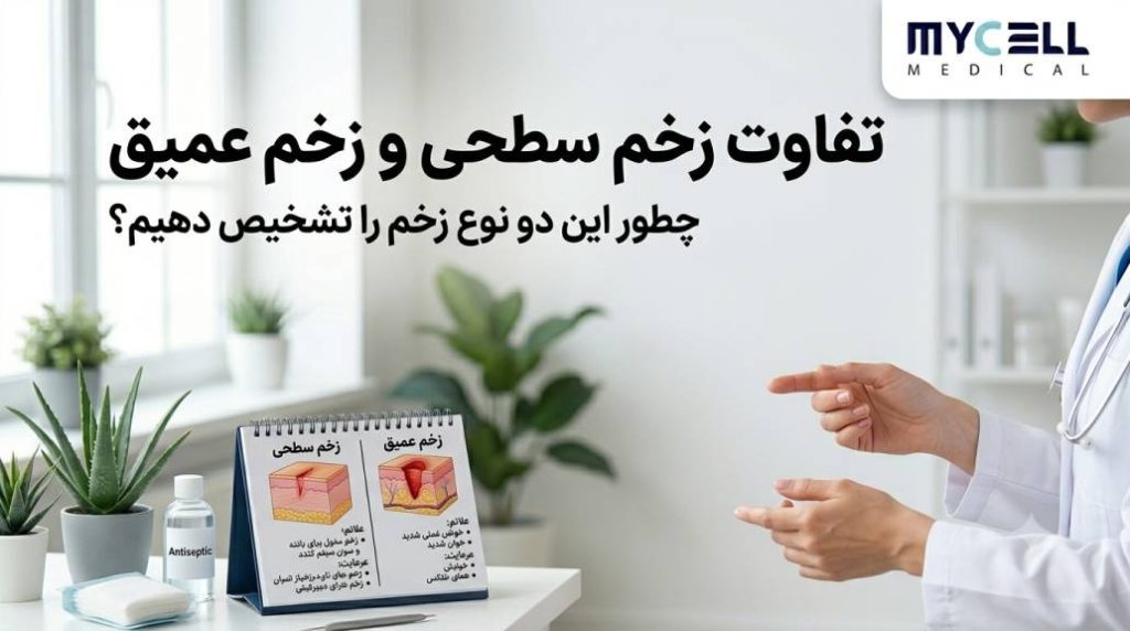 تفاوت بین زخم سطحی و زخم عمیق چیست و چطور درمان می‌شوند؟